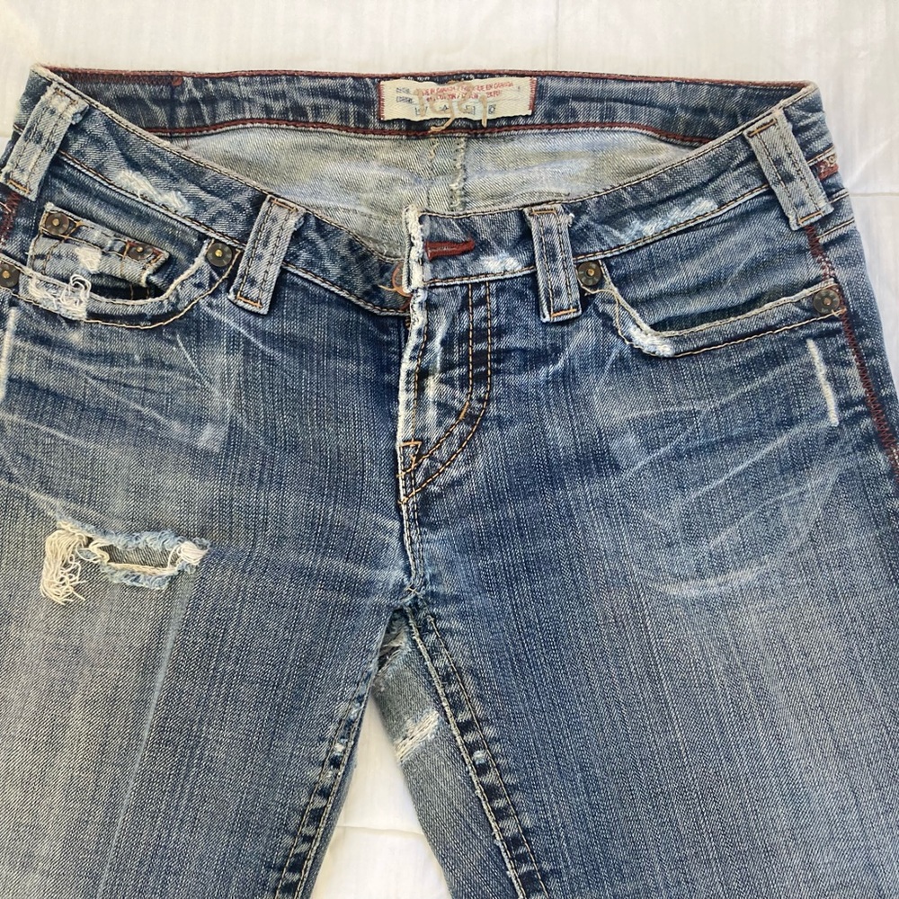 1921 Distressed Bootcut Jeans Size 29